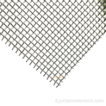 Maglia metallica in acciaio inox per tessitura normale